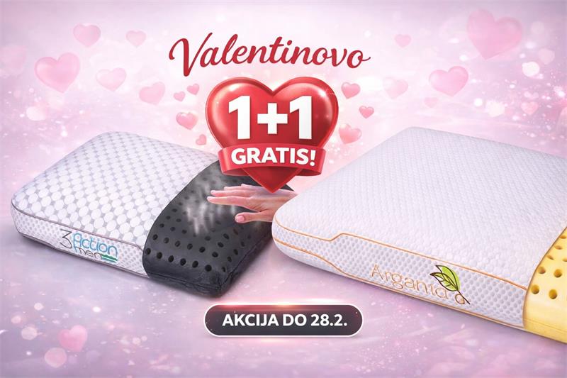 Jastuk Argan Deluxe + Jastuk Action Men